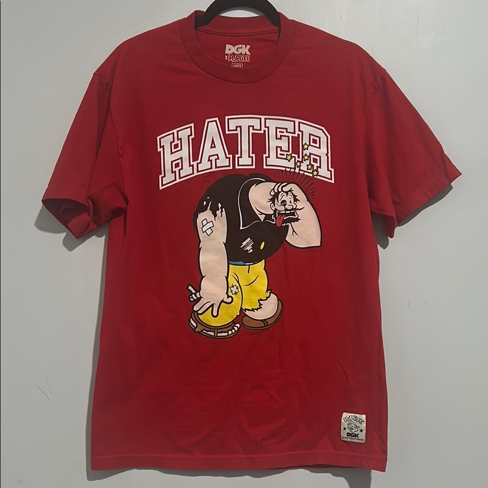 DGK Red and Yellow Short Sleeve Tee